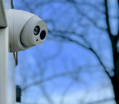 Instalace kamerového systému na stavební buňce