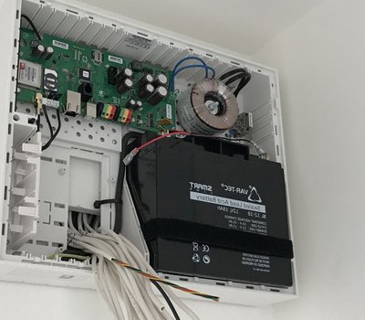 Montáž sběrnicové ústředny se zabudovaným 3G/LAN komunikátorem